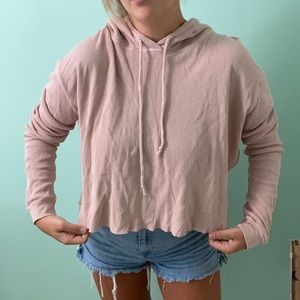 2 for $30 💙 Brandy Melville Pink hoodie shirt